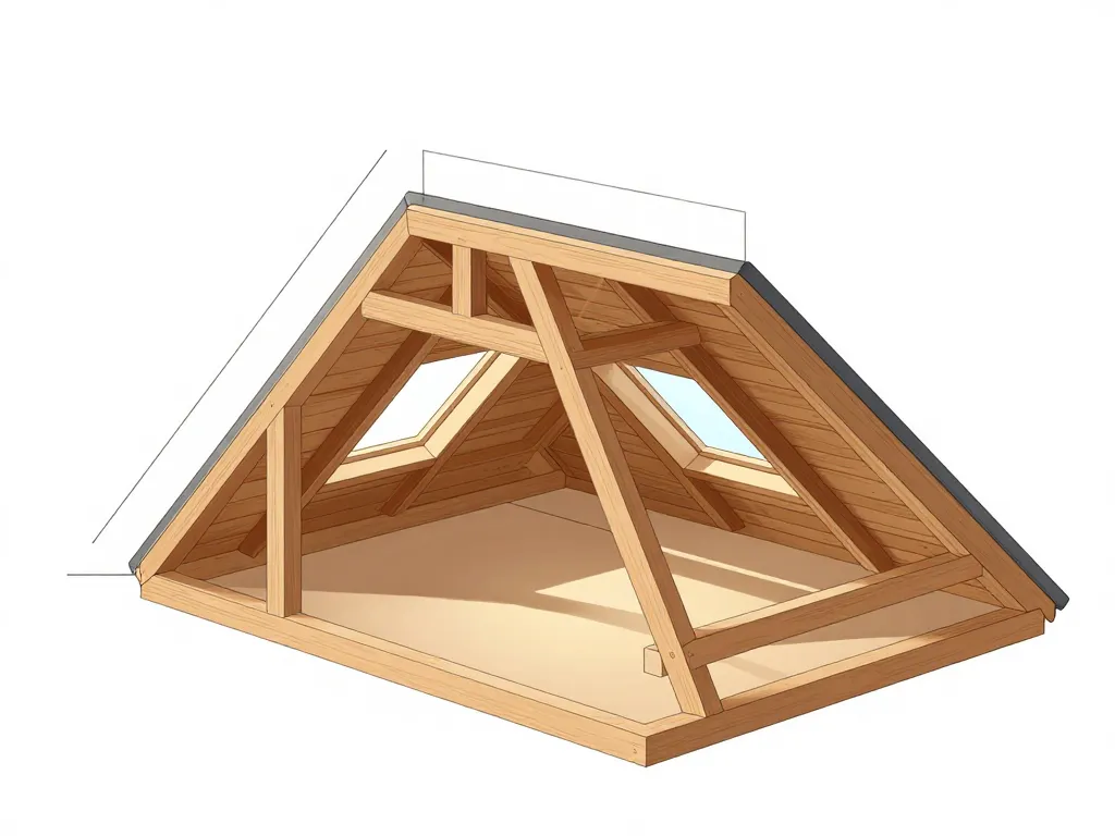 Diagramme montrant faisabilité d’aménagement de combles perdus