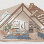 Illustration d’un aménagement de combles perdus dans une maison
