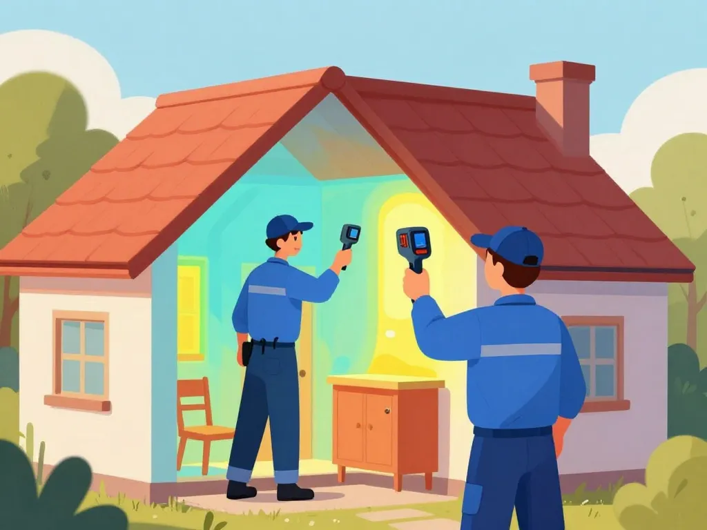 contrôle isolation maison obligatoire technicien caméra thermique