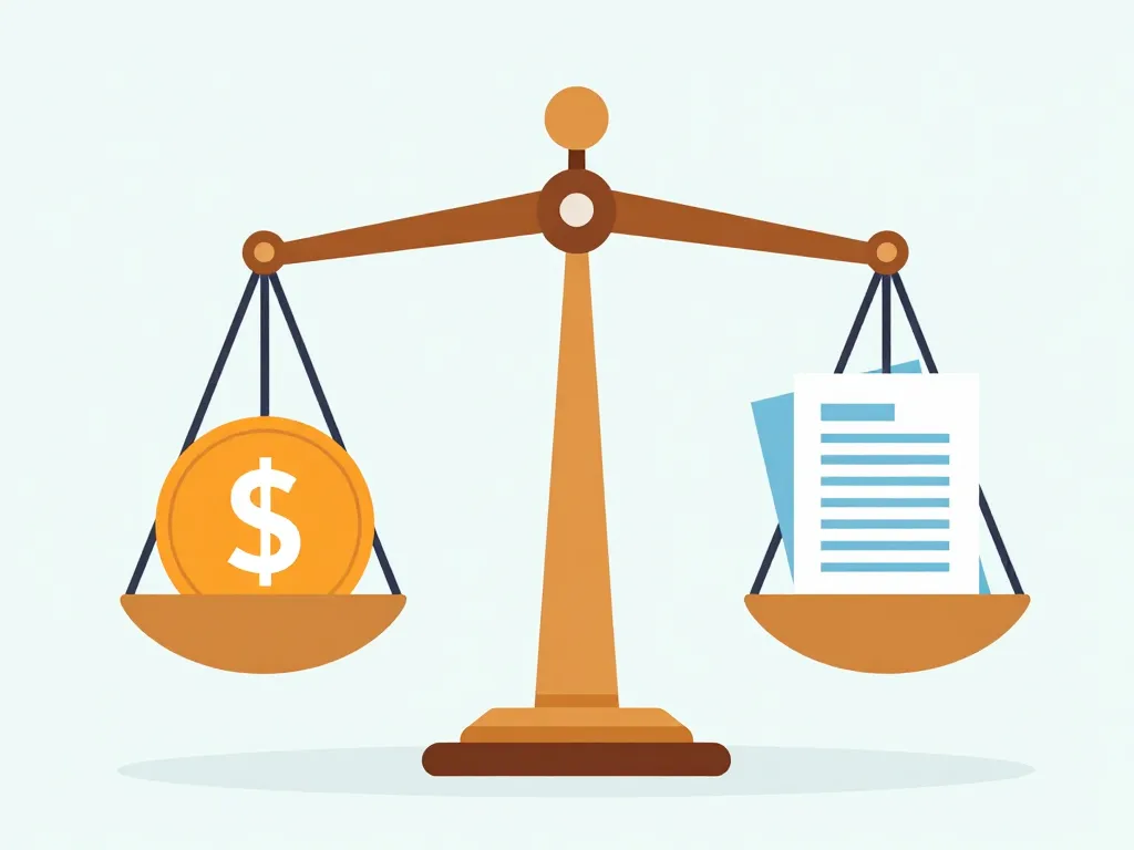 balance des dépenses coût d'un acte notarié pour une servitude