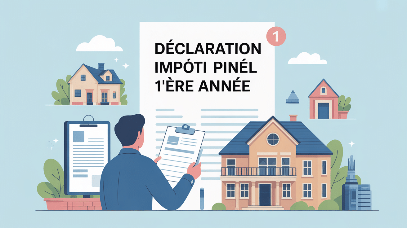 déclaration impôt pinel 1ère année illustration