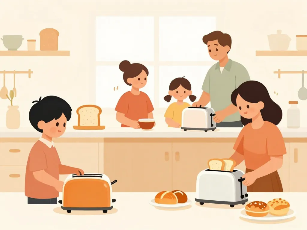 grille pain lidl utilisateurs différents en cuisine familiale