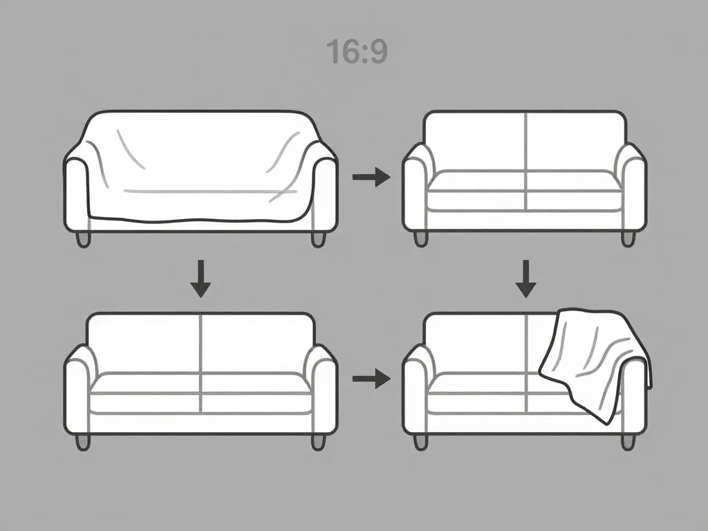 jete de canape disposition sur canapé trois façons