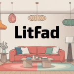 litfad illustration décoration salon moderne