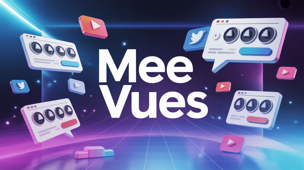 Illustration Mee vues compteur réseaux sociaux