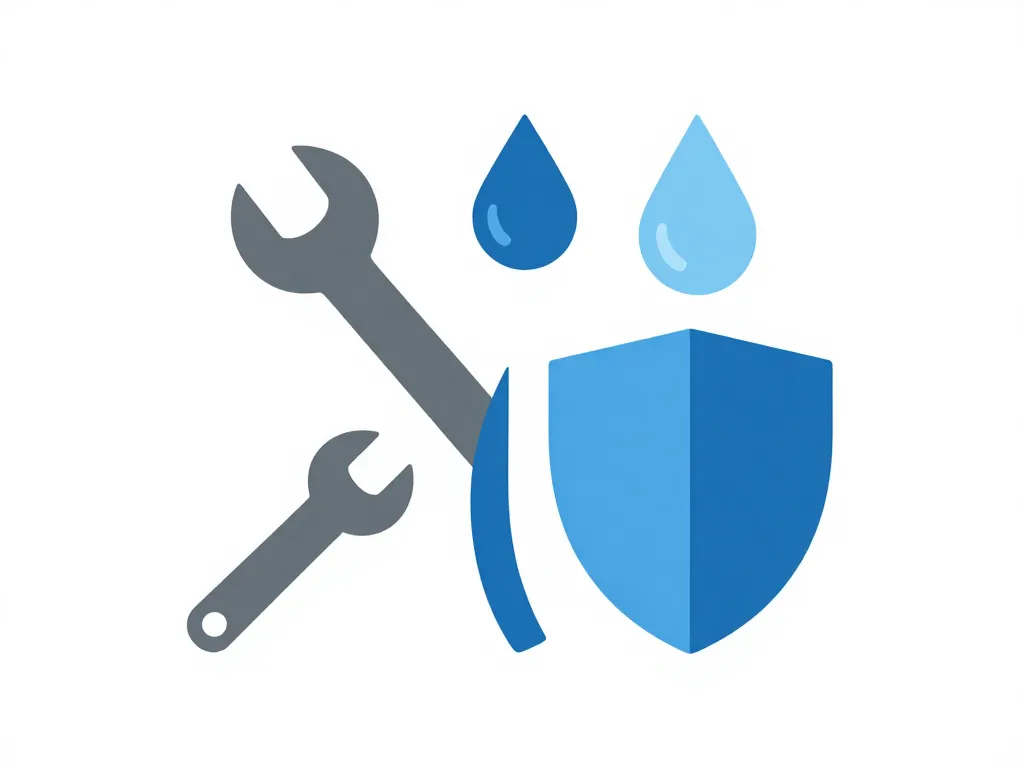 concept diagramme plombier logo professionnel