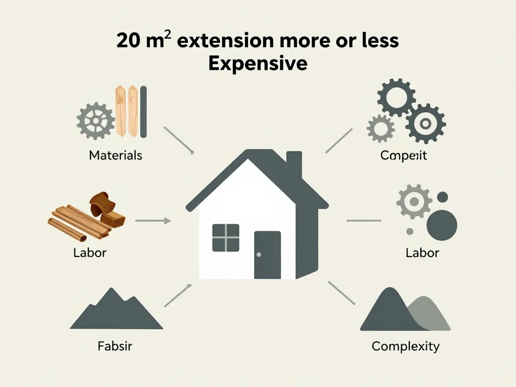 prix extension maison 20m2 illustration facteurs variation coût