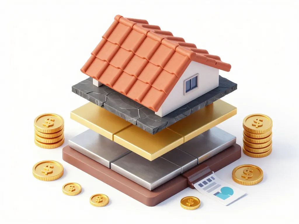 prix pour refaire une toiture, estimation visuelle des coûts au m²