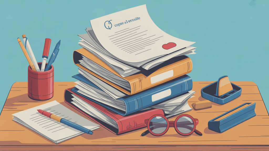 illustration quels papiers garder après la retraite dossiers administratifs