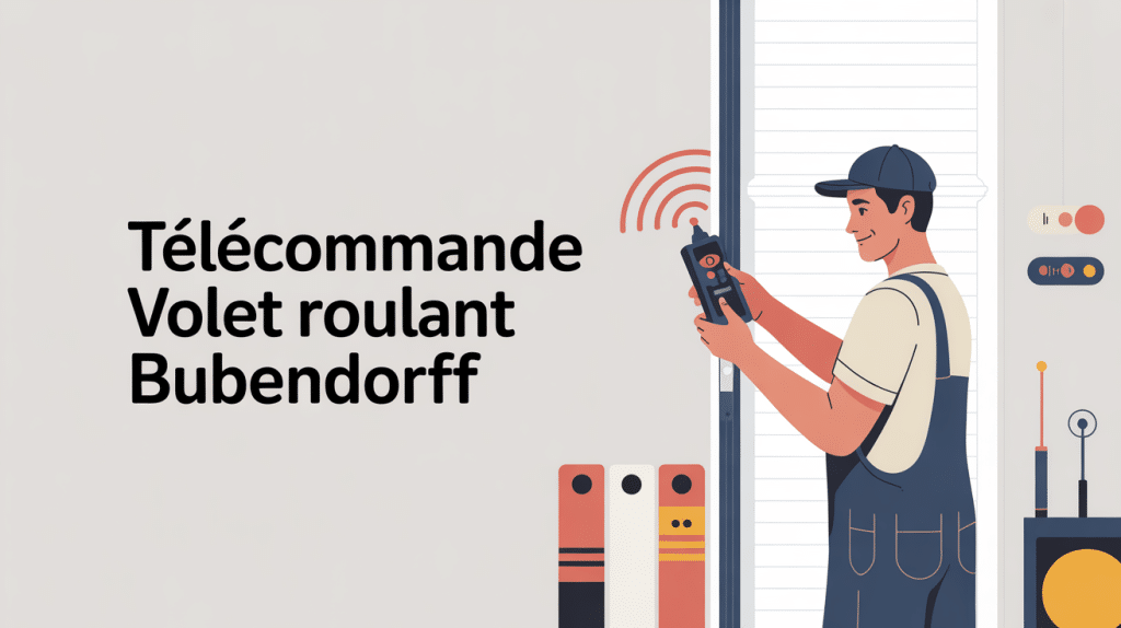 dépannage télécommande volet roulant bubendorff ne fonctionne plus