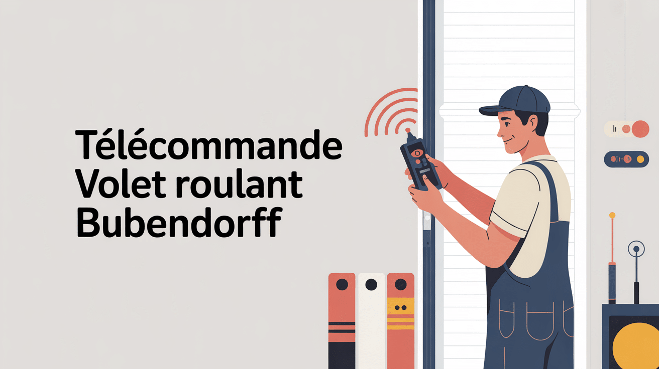 dépannage télécommande volet roulant bubendorff ne fonctionne plus