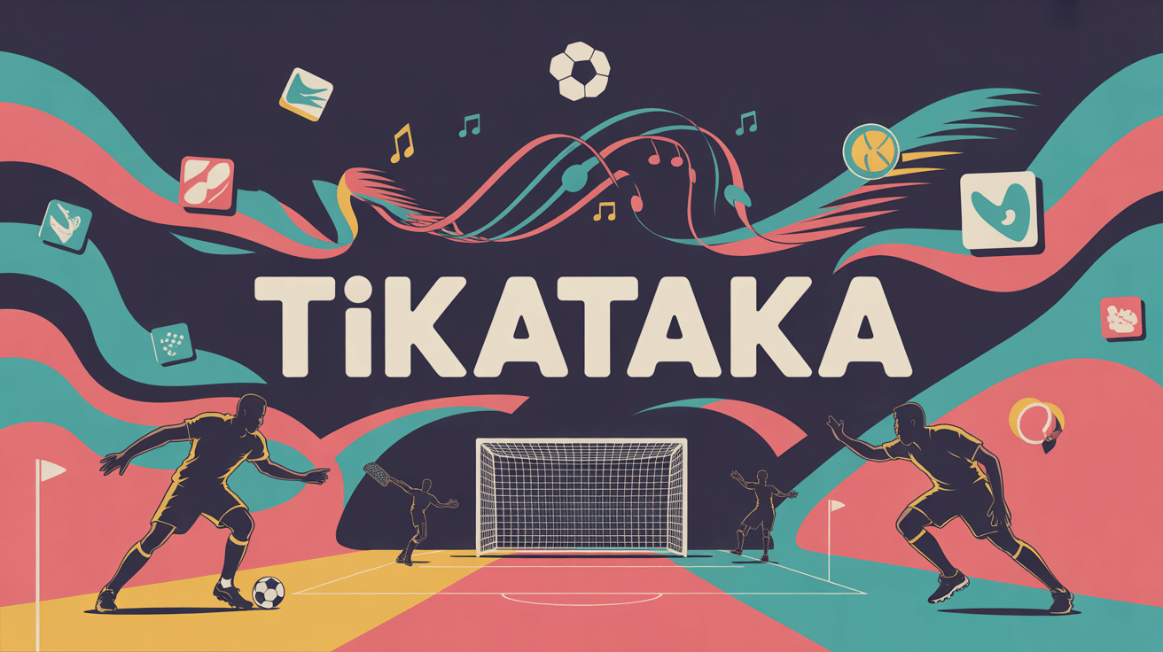 illustration centrale tikataka football musique univers digital