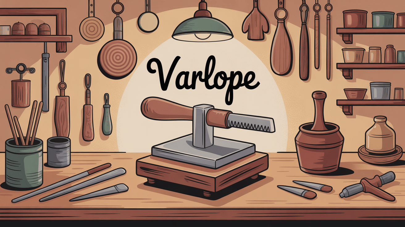 varlope mise en avant dans atelier de menuiserie