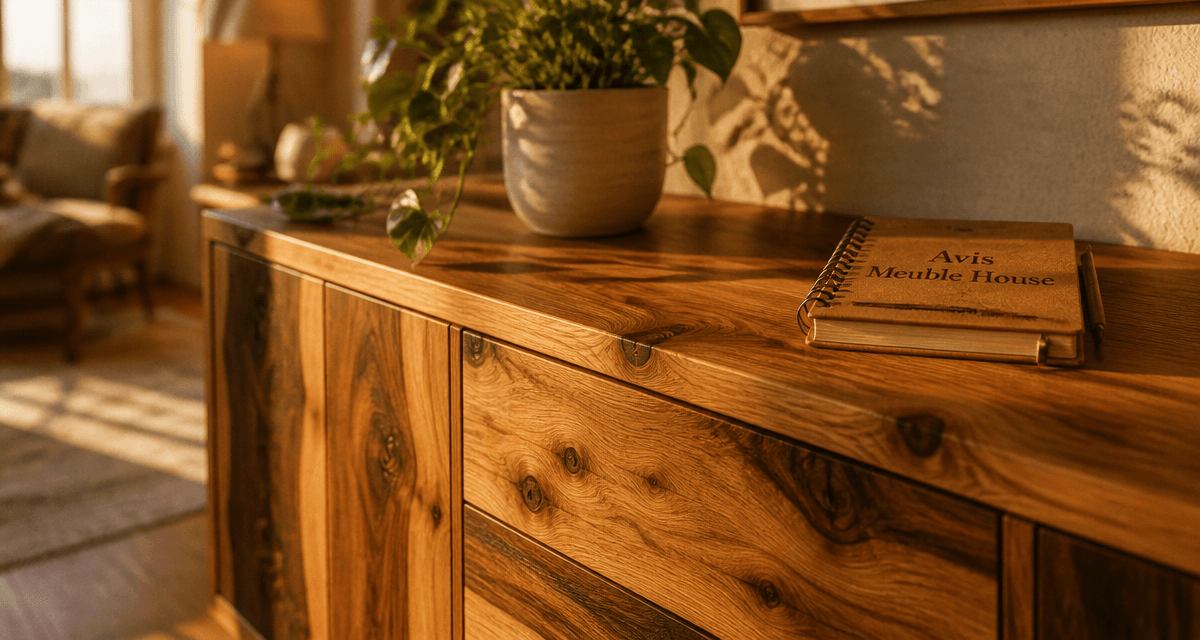 avis sur Meuble House buffet bois massif