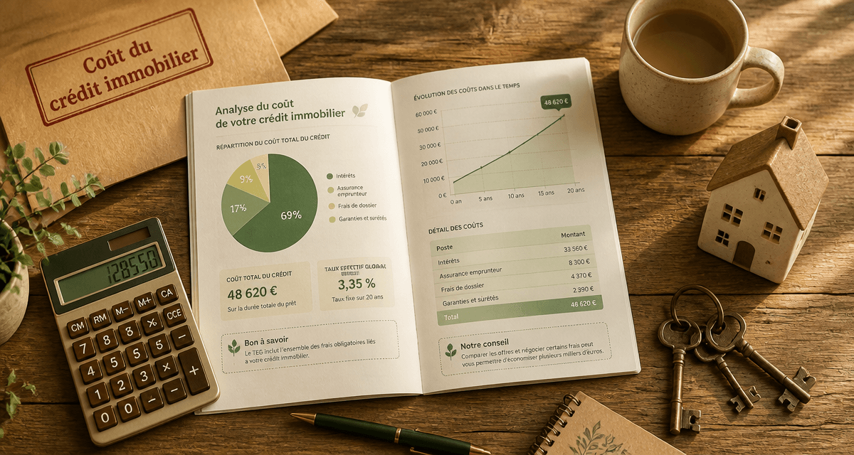 combien coute un credit immobilier dossier calculatrice maquette maison