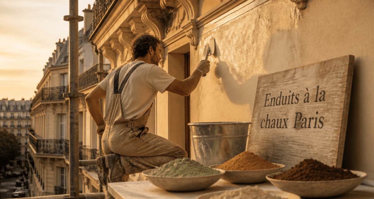 enduits à la chaux paris artisan façade haussmannienne