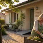 logement social maison plain pied senior à louer terrasse accessible