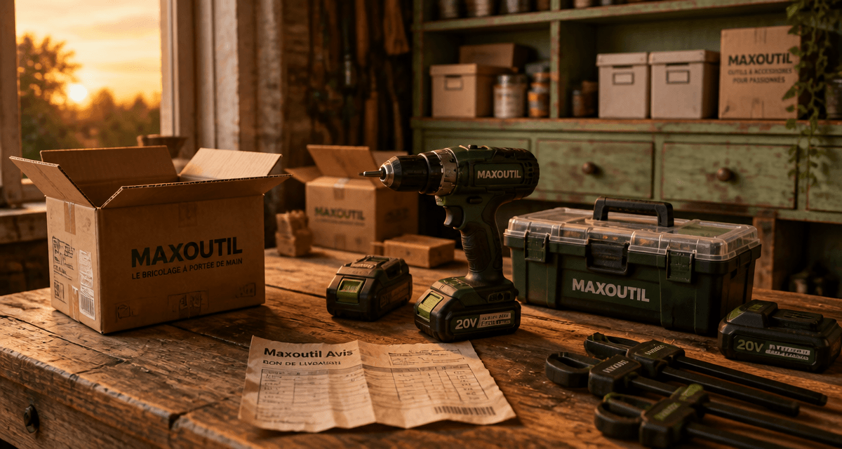 maxoutil avis outils électroportatifs sur établi