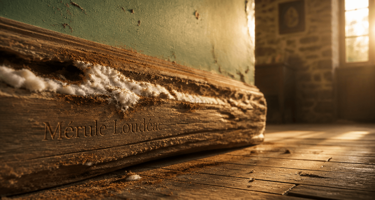 mérule loudéac sur plinthe bois