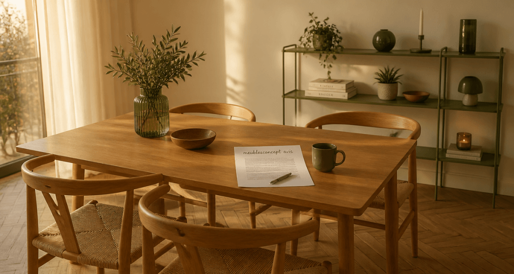 meublesconcept avis table scandinave salle à manger