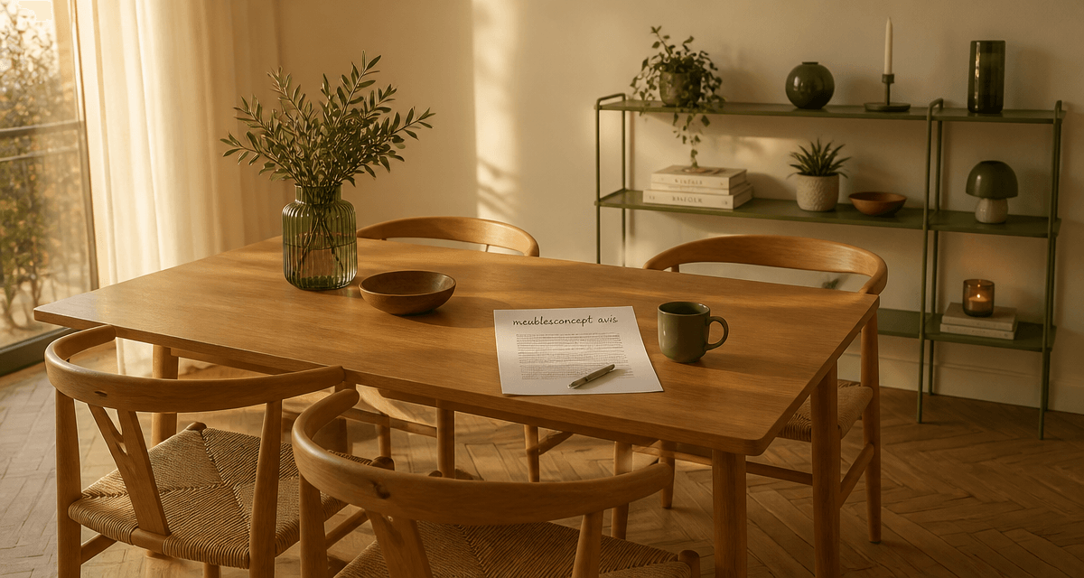 meublesconcept avis table scandinave salle à manger