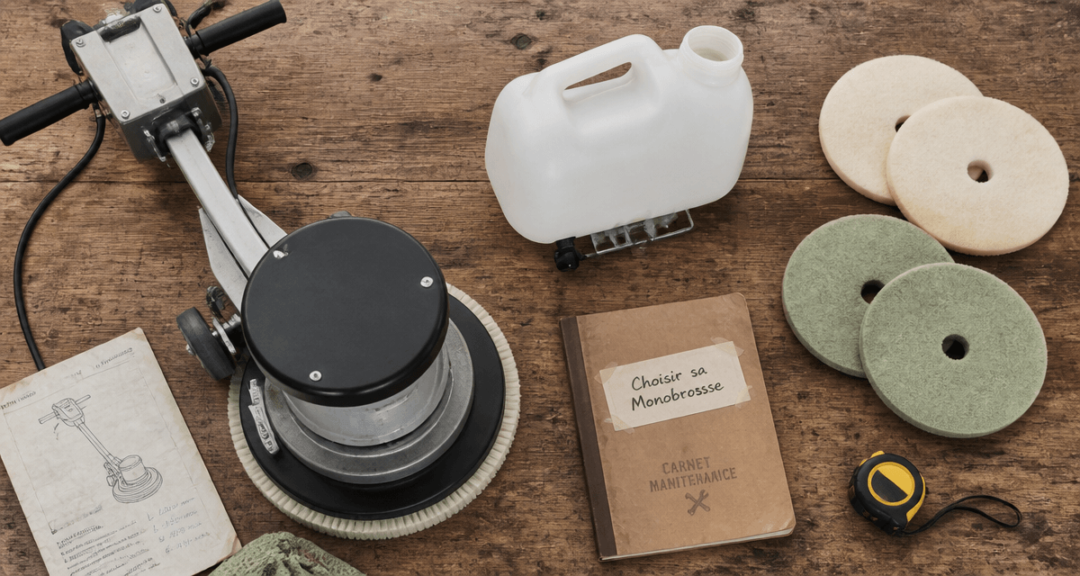 monobrosse prix vue dessus accessoires