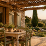 taxe pergola pergola ouverte terrasse jardin