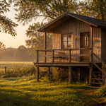 chalet sur pilotis terrain non constructible en forêt