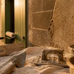 Crépi ou enduit extérieur : crépi projeté sur façade