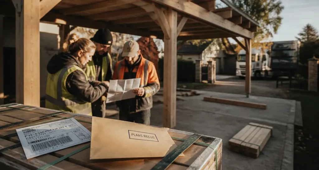 Direct abris avis : carport bois en kit livré et monté