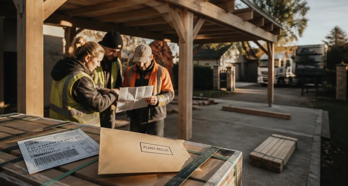 Direct abris avis : carport bois en kit livré et monté