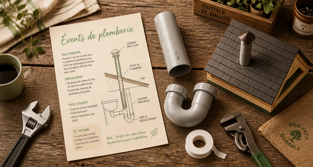 event plomberie tuyaux outils fiche technique