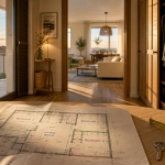 Appartement T4 avec 3 chambres : plan, mètre ruban et points à vérifier