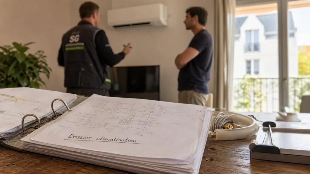 Installation climatisation appartement : dossier de copropriété à valider avant devis