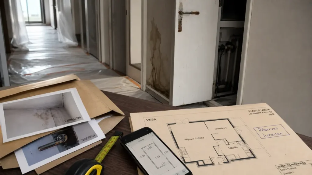 Les nouveaux constructeurs malfaçons : réserves de livraison et traces d’humidité
