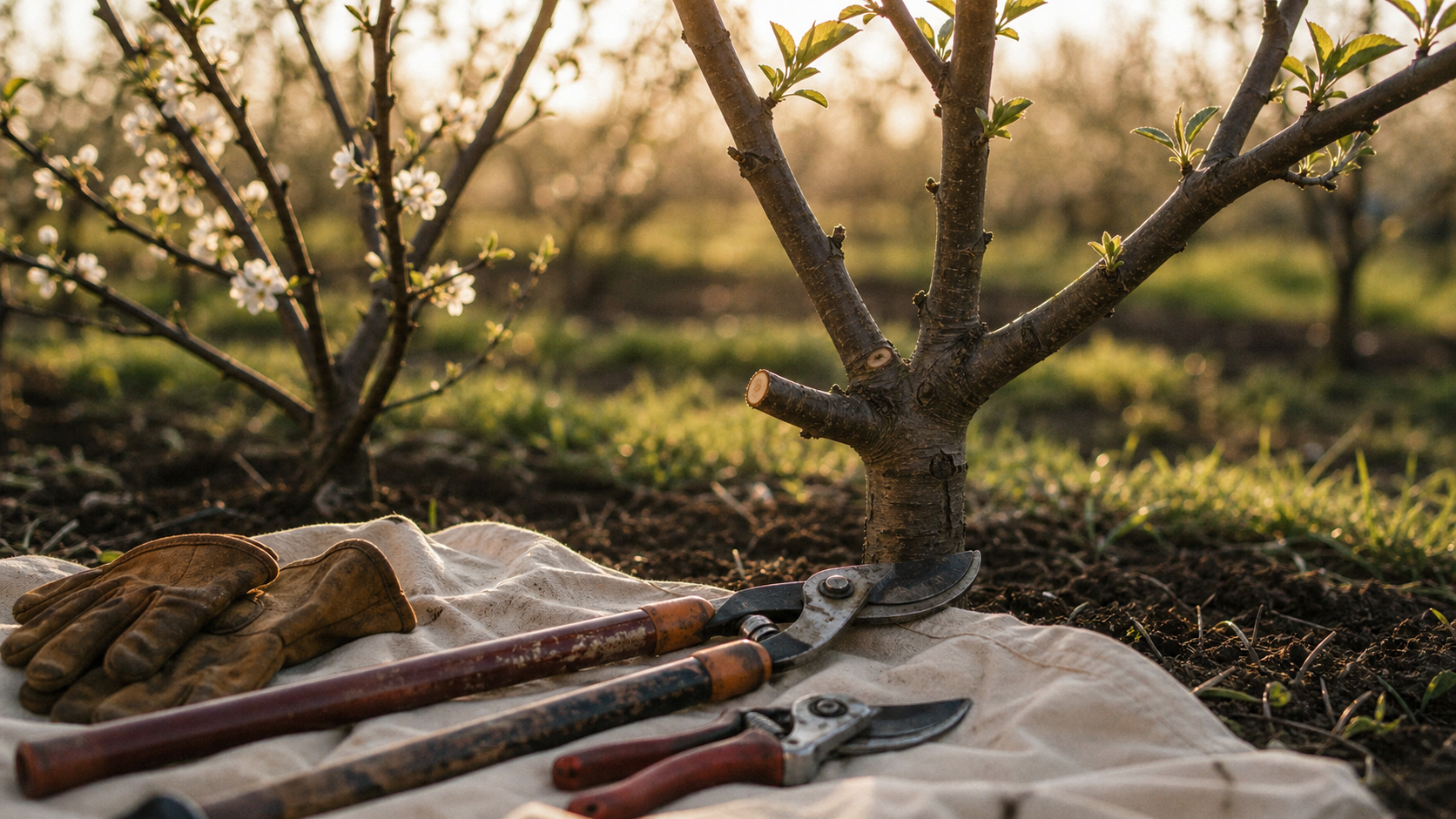 Quand tailler les arbres fruitiers : sécateur et taille des arbres à pépins ou à noyaux
