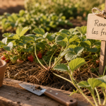 Que faire des vieux fraisiers : renouveler des fraisiers en potager rustique
