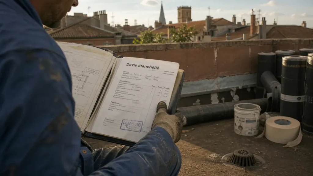 Devis étanchéité Toulouse pour toiture-terrasse, étanchéité toit plat à Toulouse