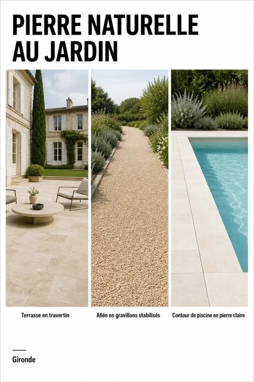 Fournisseur de pierres naturelles à Montussan déco pour terrasse, allée et contour de piscine