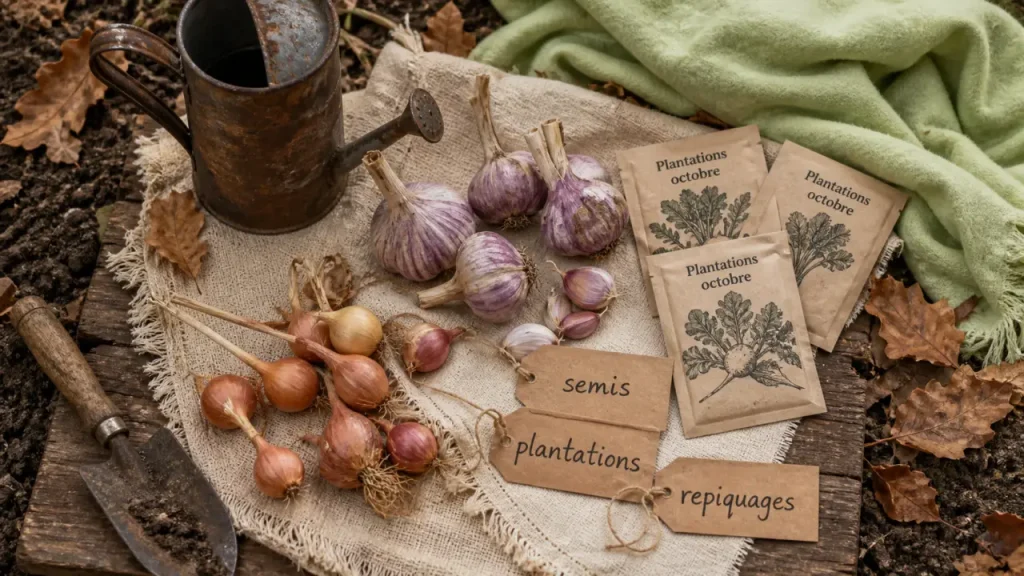Octobre au potager : quoi planter, semer et protéger avant les premières gelées