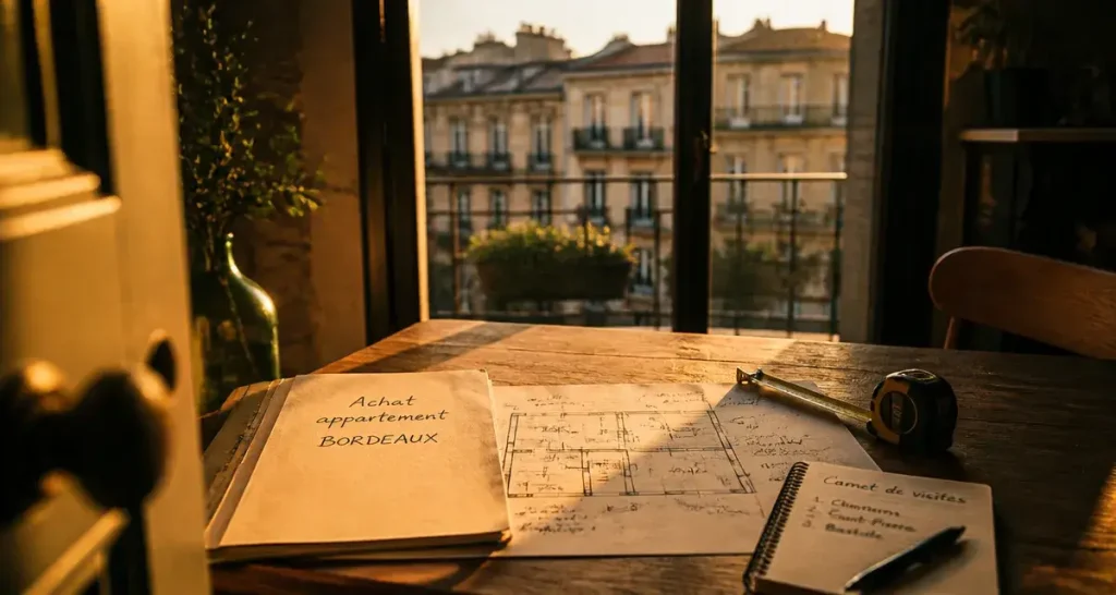 Achat appartement Bordeaux : plan, mètre ruban et budget