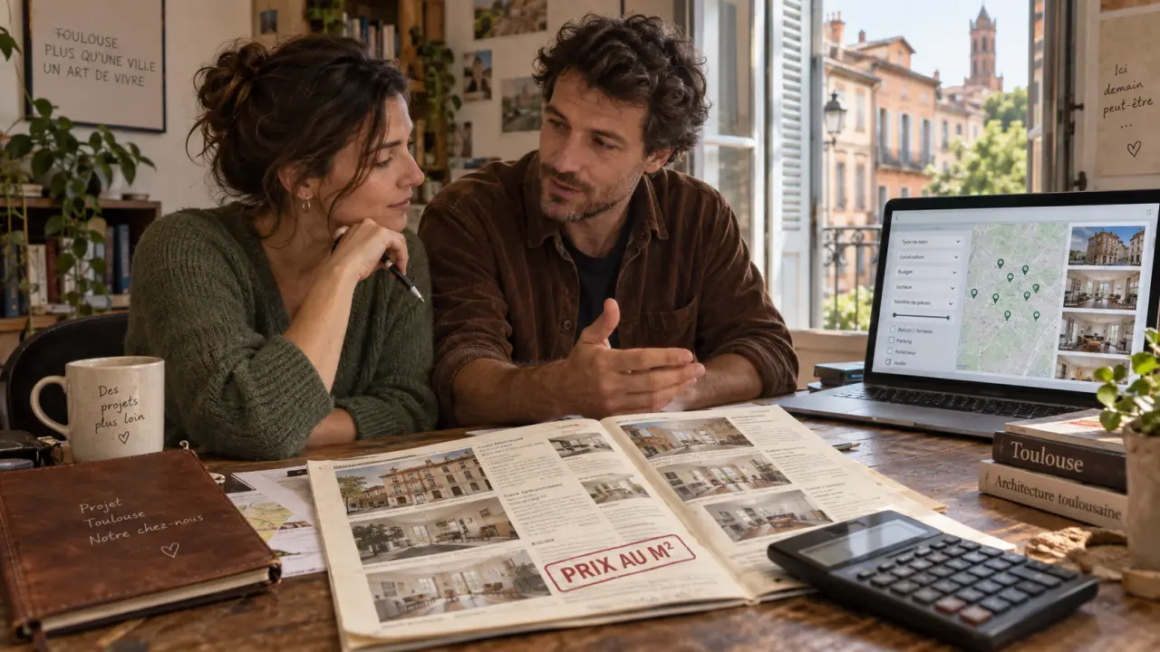 Achat appartement Toulouse : prix au m² sur une annonce en bureau