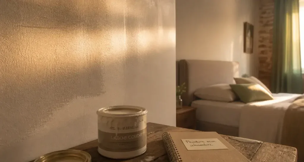 Peinture mur chambre : 5 règles d&rsquo;or pour transformer votre espace en havre de sommeil